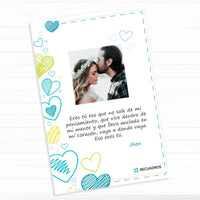 Mini Canvas Easel Package 2 pcs + Personalized Card
