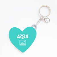 Personalized Heart Keychain